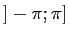 $]-\pi;\pi]$